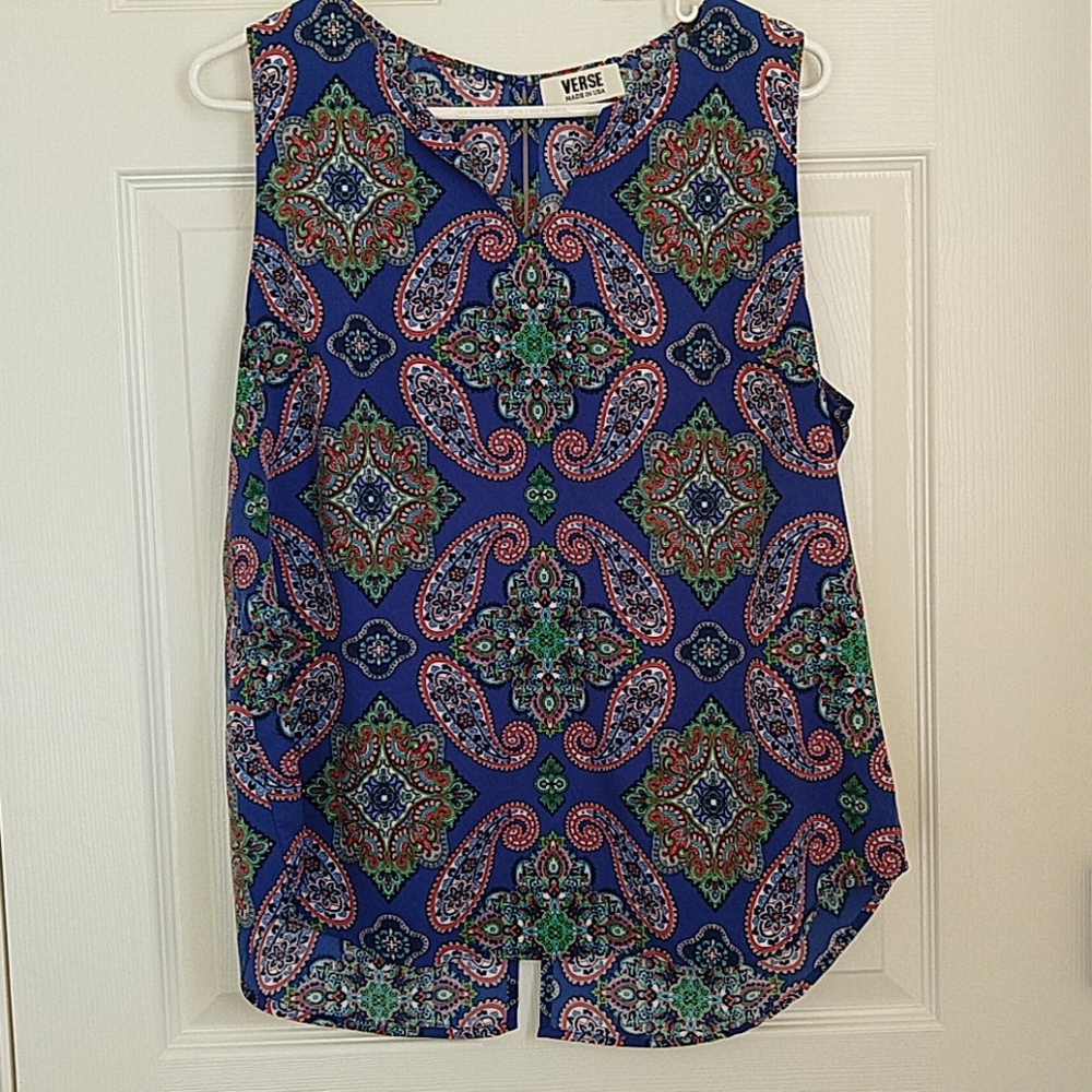 Verse Jory splitneck blouse